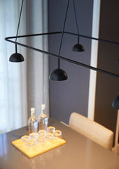 Cupolina Horizontal Pendant, Black, LED, Triac Dim, IP20