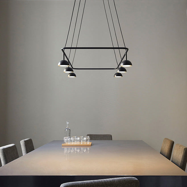 Cupolina Horizontal Pendant, Black, LED, Triac Dim, IP20