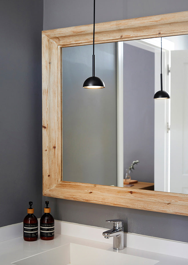 Cupolina Pendant, Black, LED, Surface Mount, On/Off, IP20
