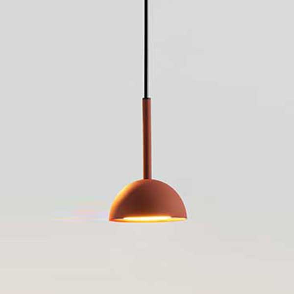 Cupolina Pendant, Terracotta, LED, Surface Mount, On/Off, IP20