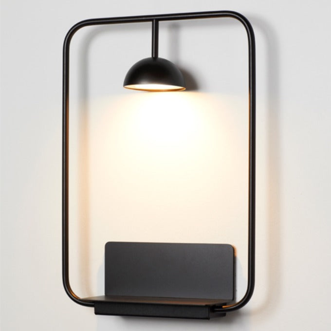 Cupolina Wall Light, Black, LED, On/Off, IP20