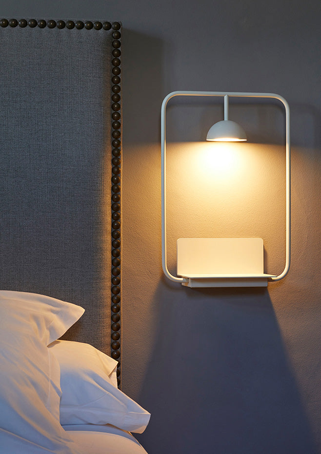 Cupolina Wall Light, White, LED, On/Off, IP20
