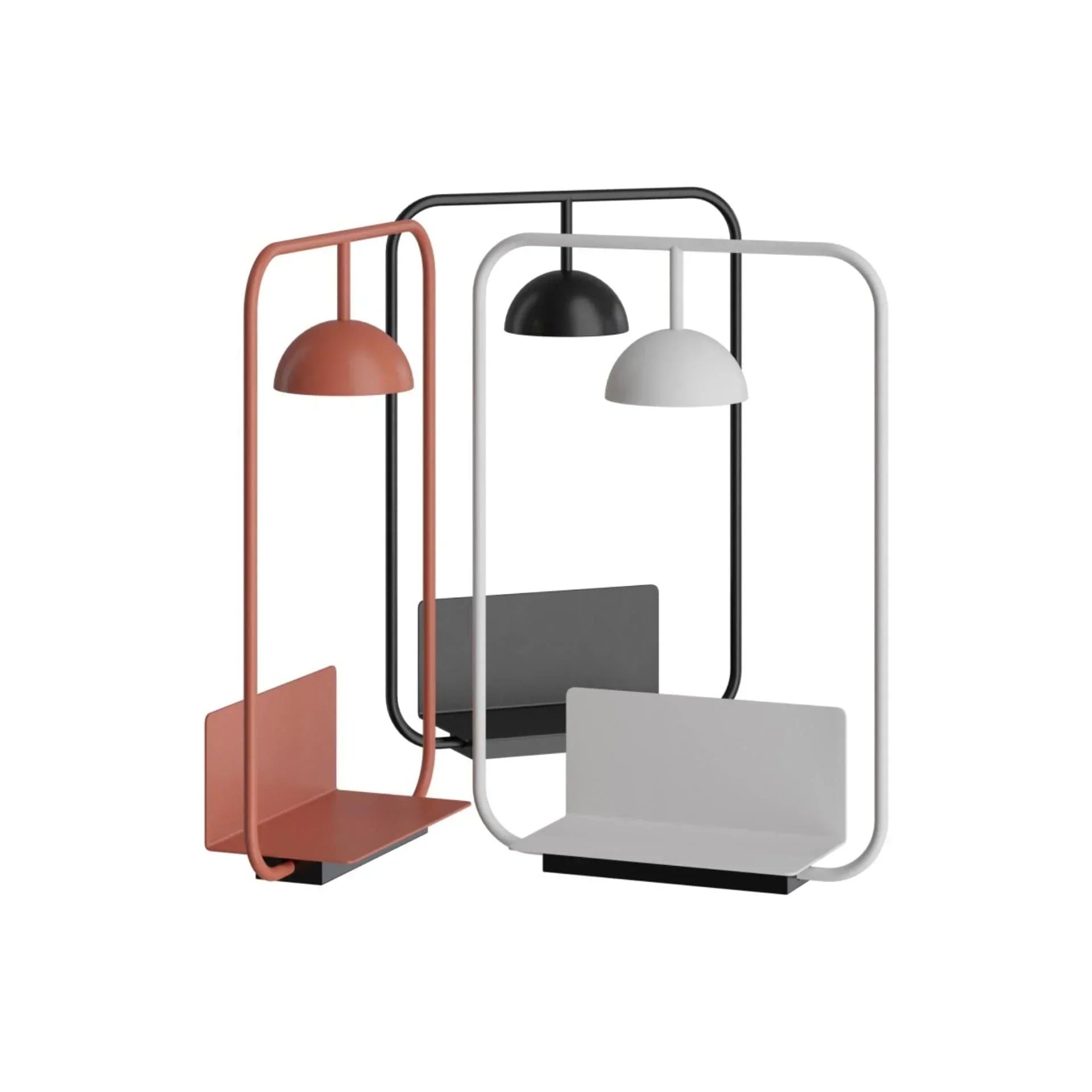 Cupolina Wall Light, Black, LED, On/Off, IP20