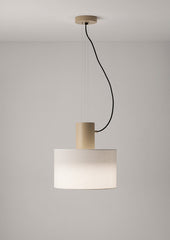 Cyls Pendant with Shade and Beige Body, E27, IP20