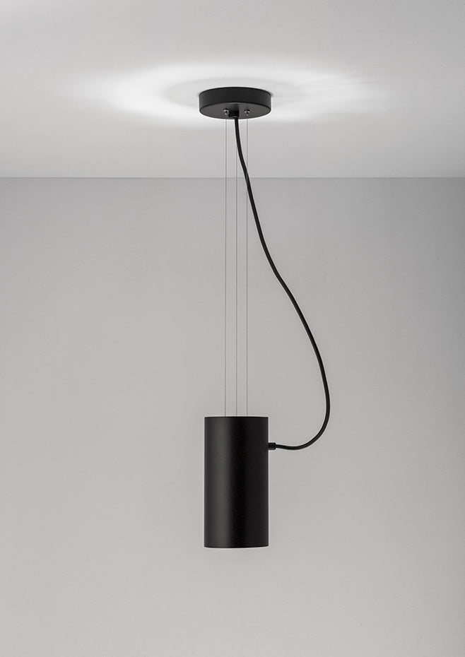 Cyls Pendant, Black, E27, IP20