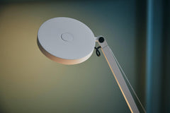 Demetra Adjustable Reading Floor Lamp, White, LED, Touch Dimmer, IP20