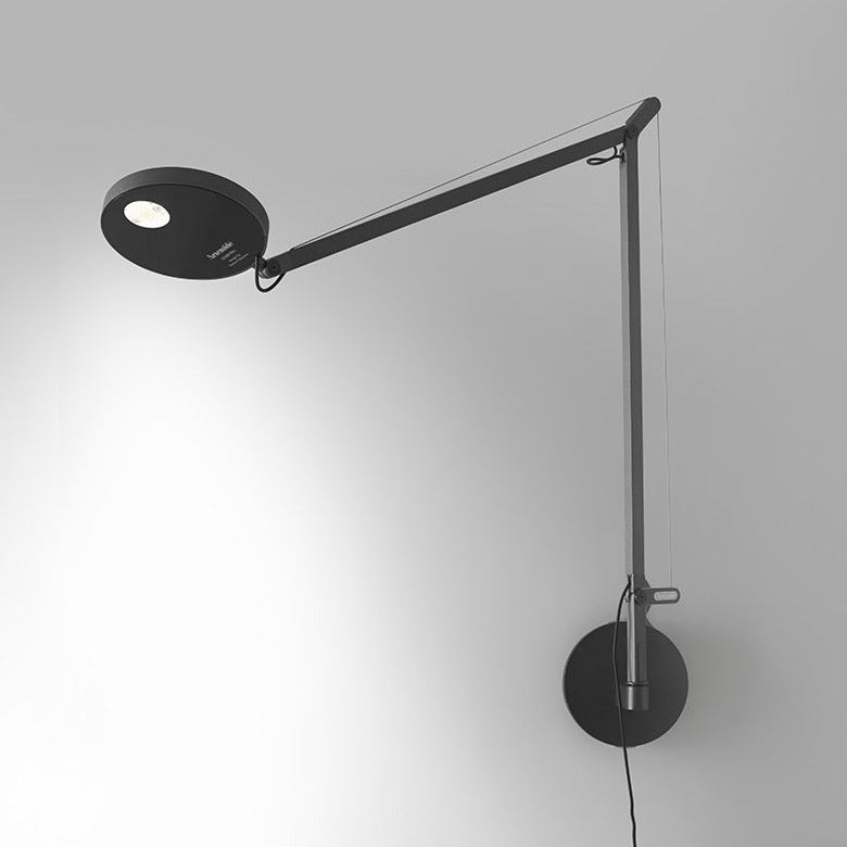 Demetra 2 Arm Adjustable Reading Wall Light, Anthracite, LED, Touch Dimmer, IP20