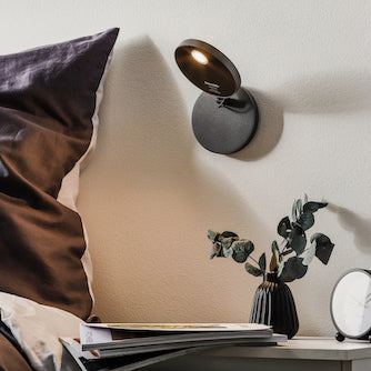 Demetra Adjustable Reading Wall Light, White, LED, Touch Dimmer, IP20