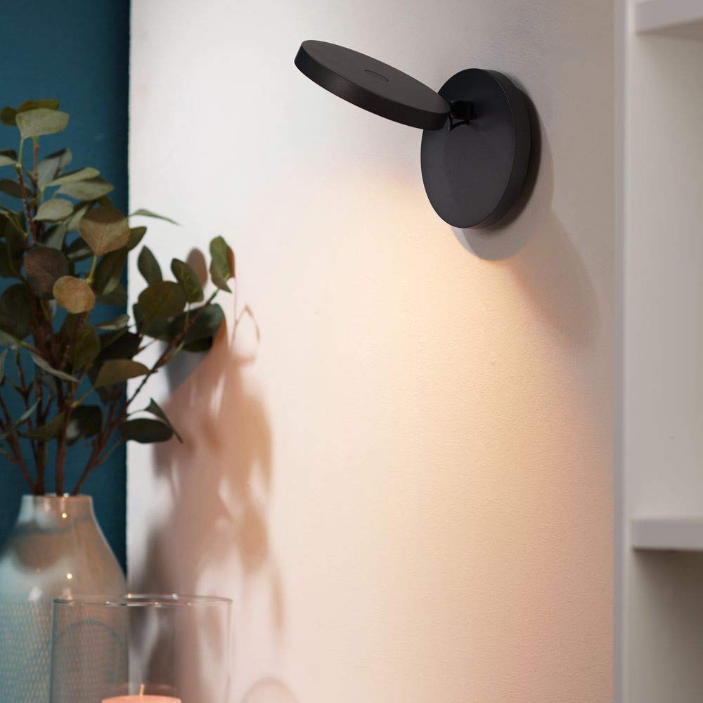 Demetra Adjustable Reading Wall Light, White, LED, Touch Dimmer, IP20