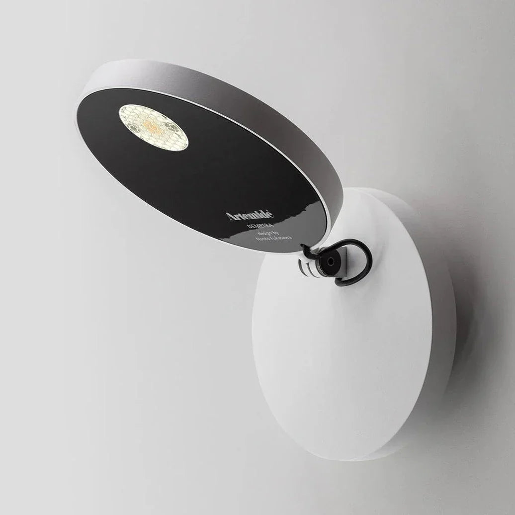 Demetra Adjustable Reading Wall Spot Light, White, LED, On/Off, IP20