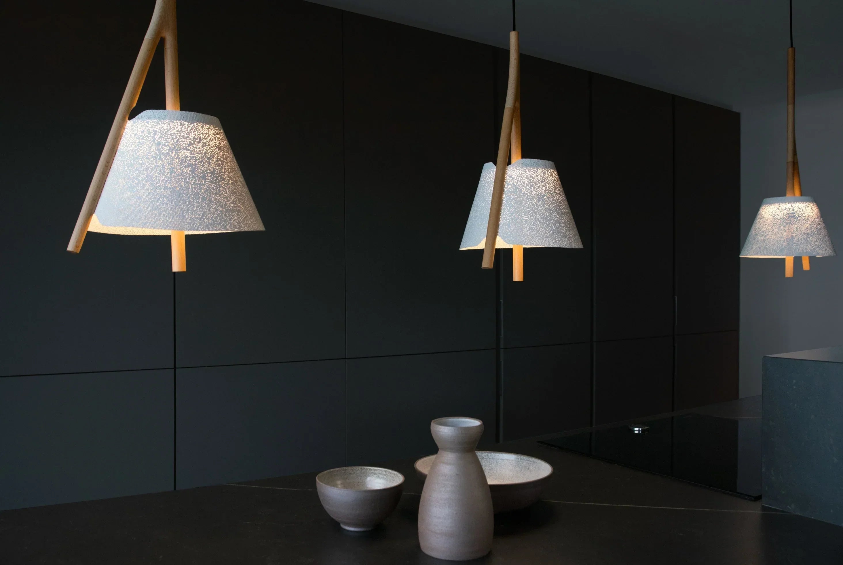 Cambo Pendant, Black, IP20, Phase Cut Dim