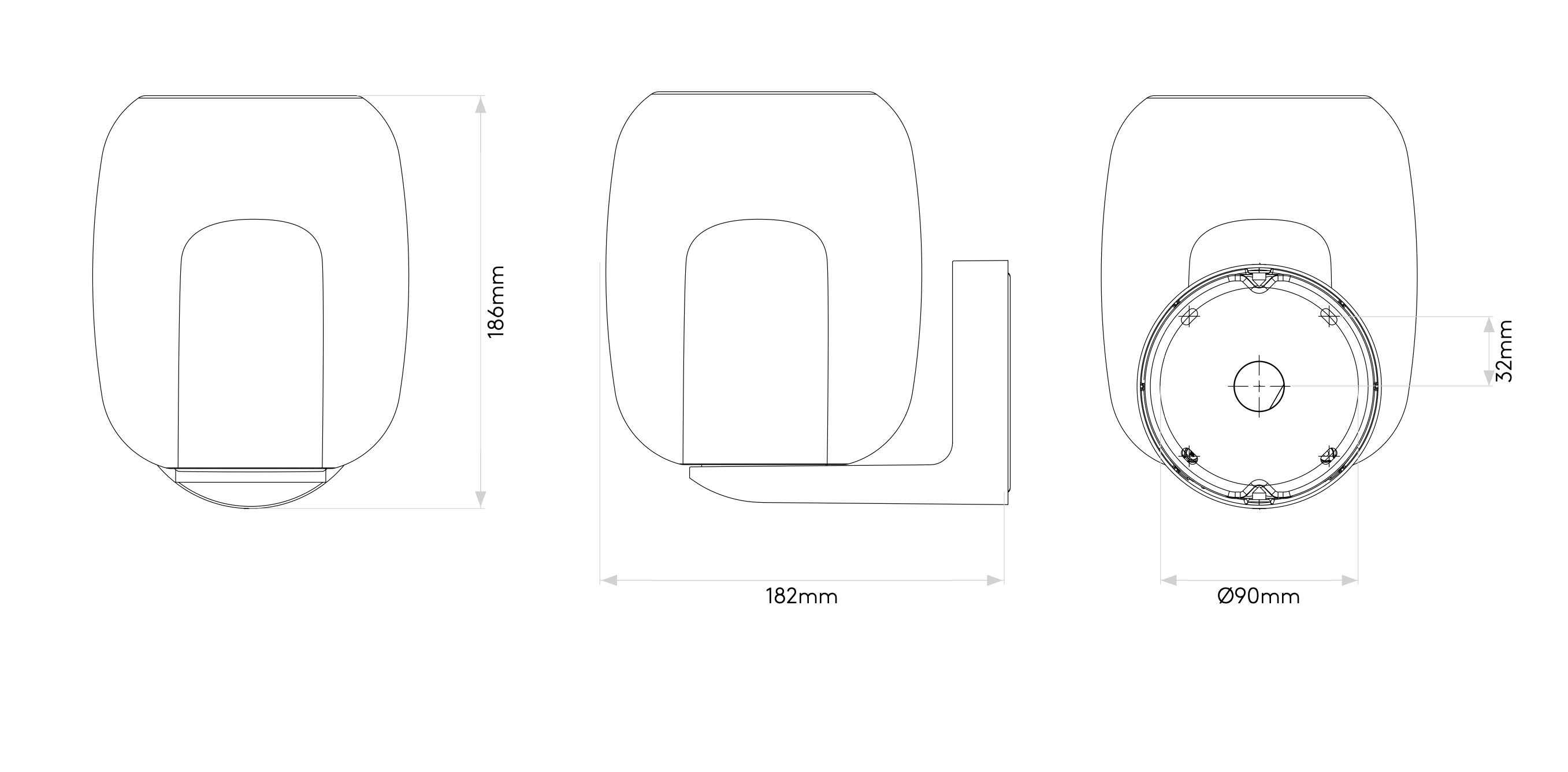 Aquina Wall Light, Black, G9, IP44