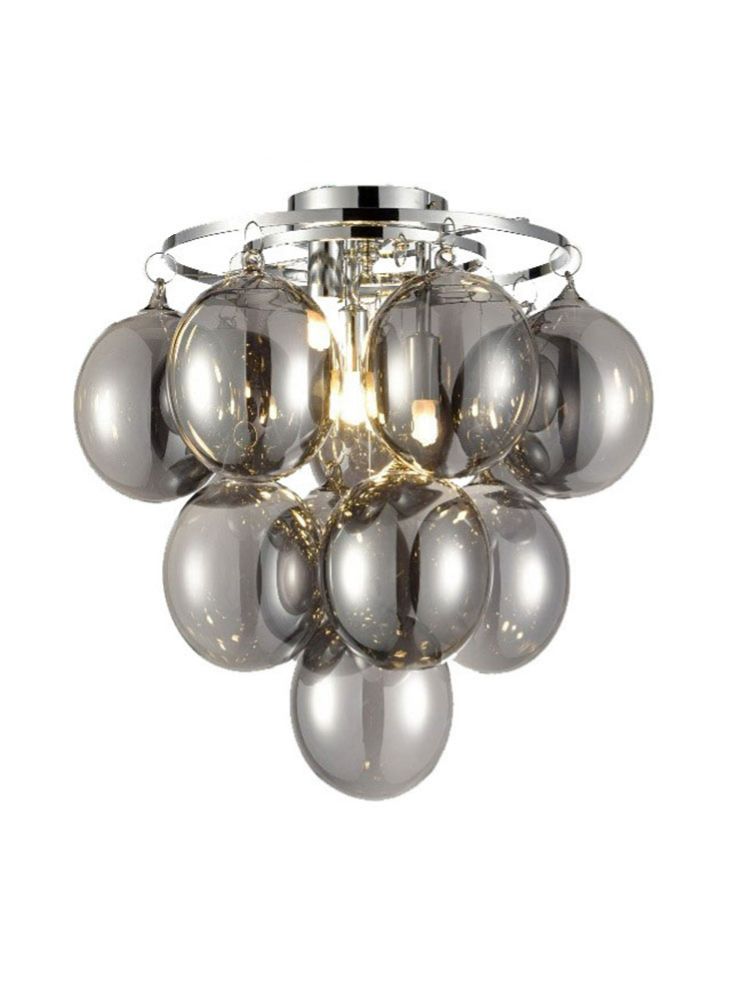 Bubbles Pendant, Smoke Glass, G9, IP20