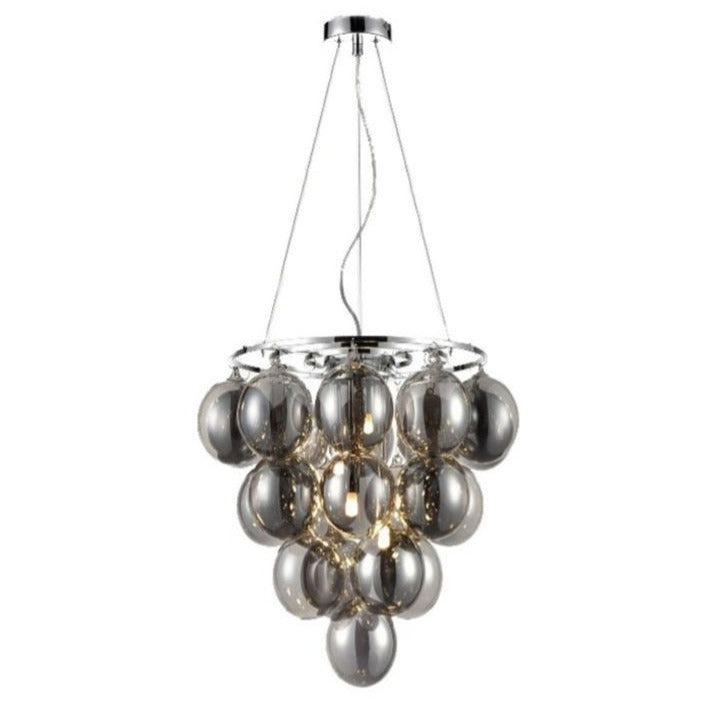 Bubbles Pendant, Smoke Glass, G9, IP20