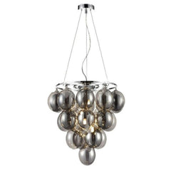 Bubbles Pendant, Smoke Glass, G9, IP20
